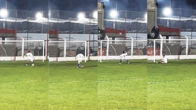 La secuencia del blooper de Enzo Salas.