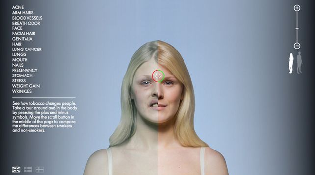 Impactante campaña contra el cigarrillo: así te queda el cuerpo si fumás