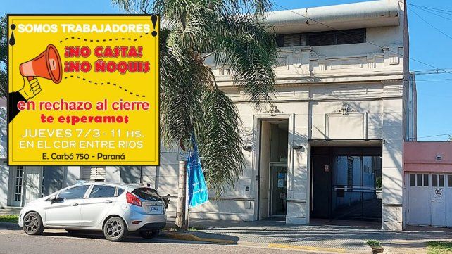 El Ministerio de Capital Humano anunció el cierre de 59 Centros de Referencia (CDR) del país. En Paraná trabajadores protestarán frente a la sede de calle Carbó