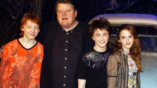 El elenco de Harry Potter se despidió de Robbie Coltrane