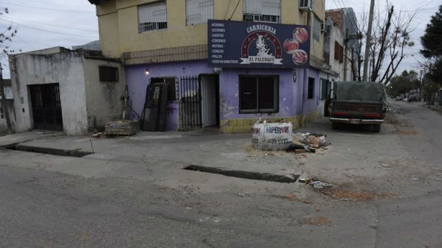 La vivienda que fue baleada en Avalos y Larrechea.&nbsp;