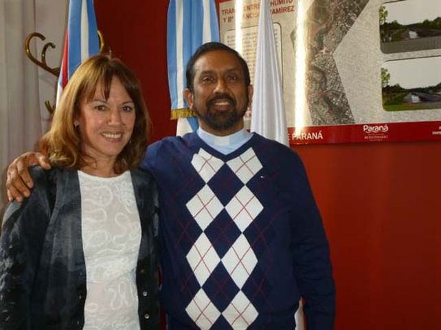 Ignacio estuvo en Paraná y ratificó su deseo de radicarse en la ciudad