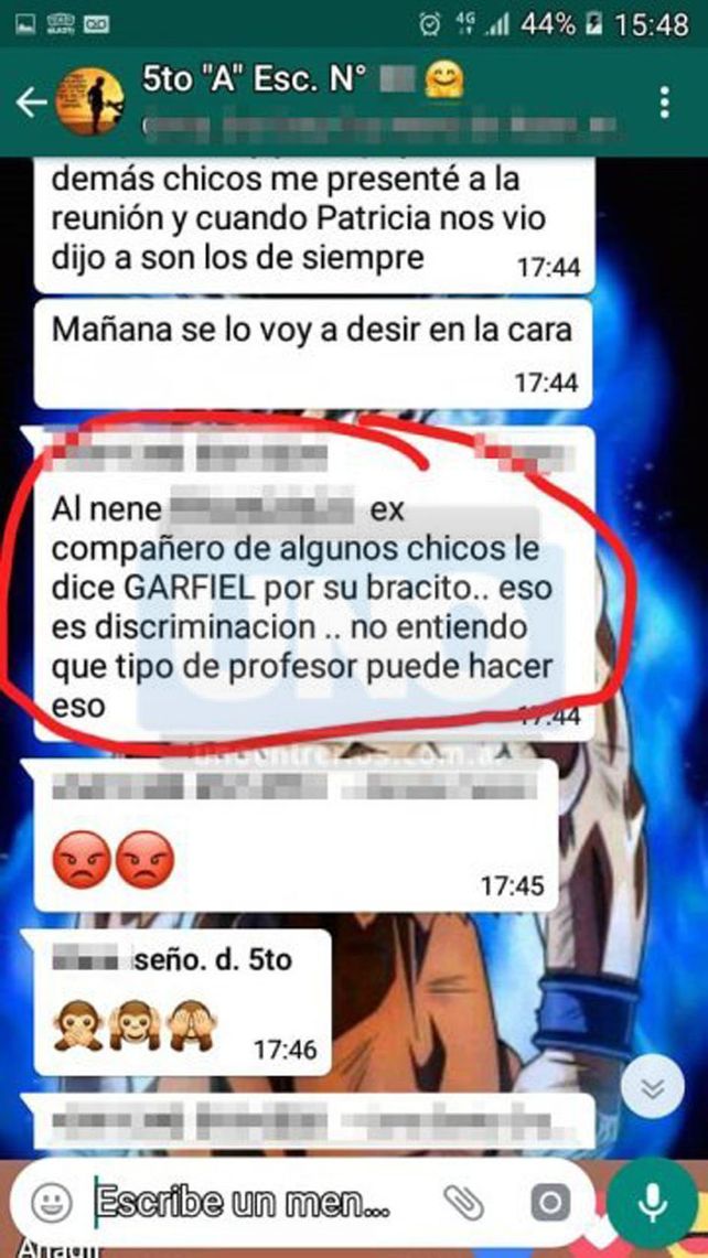 Separaron al docente acusado de golpear y poner sobrenombres a los alumnos