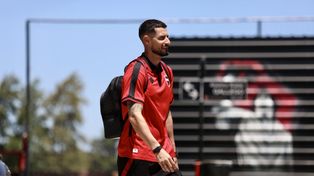 Gabriel Arias ya habla como capitán de Newells.&nbsp;