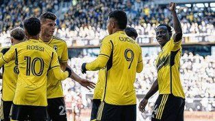 Columbus Crew inició la defensa de su título con un buen triunfo ante Atlanta United.