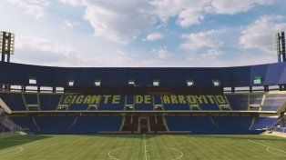 Así lucirá el Gigante cuando la tercera bandeja haya completado su segunda etapa, con la construcción también de los codos.