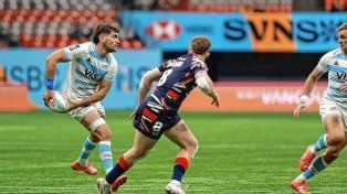 El riojano Luciano González cumplió una buena actuación en Los Pumas 7´s.