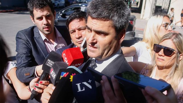 El fiscal Juan Manuel Dávila interviene en el juicio a ocho rugbiers acusados del crimen de Fernando Báez Sosa.