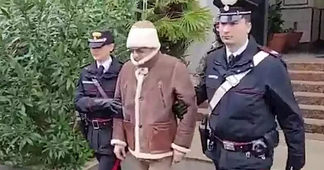 Messina Denaro, finalmente detenido el 16 de enero pasado. Fue en una clínica a la que asistía a tratarse con quimioterapia. 