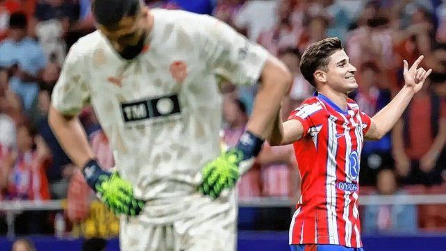 Goles de Julián Álvarez y Ángel Correa en el triunfo de Atlético de Madrid