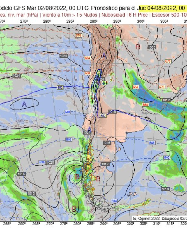 Clima y agro: agosto llega con probabilidad de lluvias aisladas y heladas