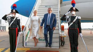 Alberto Fernández llegó a Roma para participar del G20