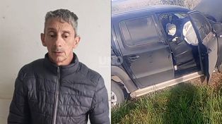 Insólito: un preso se fugó de la comisaría de Pilar a bordo de una camioneta de la Comuna, la chocó y es intensamente buscado