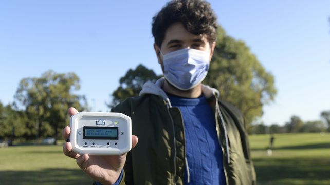 El dispositivo ventilemos que será utilizado para las mediciones de CO2.