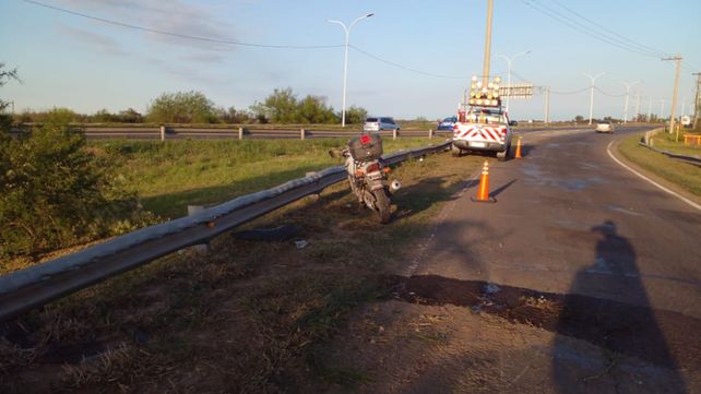 La muerte se produjo en la subida a la autopista Santa Fe - Rosario