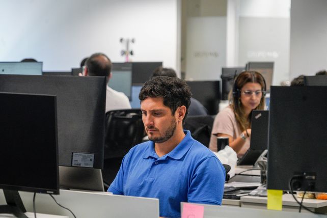 Las oficinas del Grupo MAV están en el edificio Torre de la Bolsa, ocupan dos pisos, el quinto y parte del octavo. Ya piensan en extenderse.