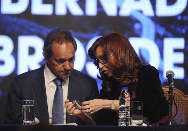 Cristina recibió a Scioli y Zannini