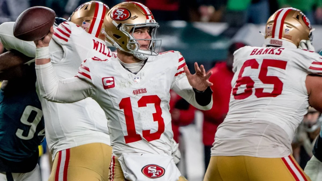 Brock Purdy, mariscal de campo de los San Francisco 49ers, es uno de los candidatos al premio MVP del Super Bowl.
