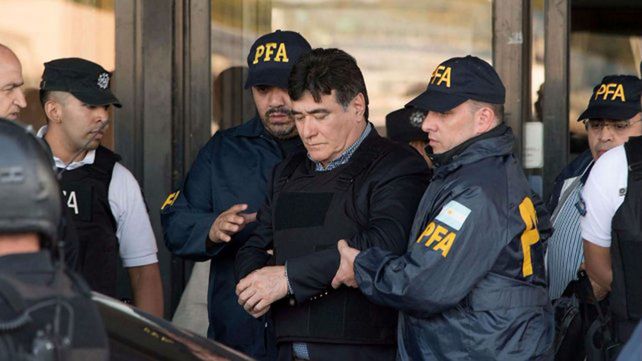 Tras un breve paso por Tribunales, Zannini fue trasladado al hospital de la cárcel de Ezeiza