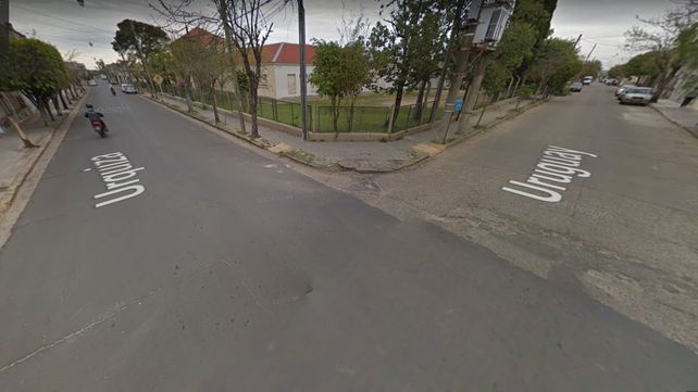 La esquina en donde se produjo el trágico accidente.&nbsp;