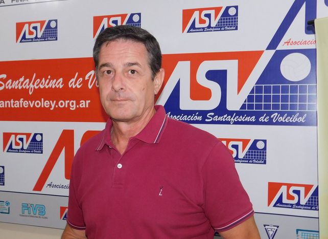 Fabián Bochatay es el presidente de la Federación Santafesina de Vóleibol.