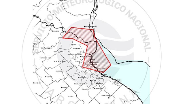 Esperan tormentas fuertes y granizo en parte de Entre Ríos