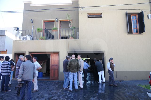 El lugar siniestrado en barrio Sargento Cabral.