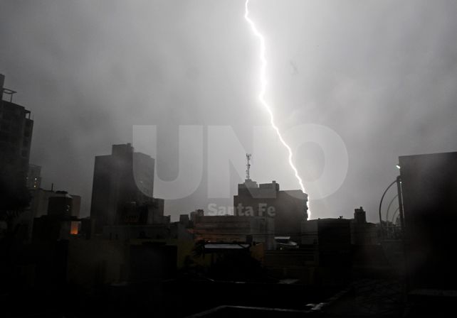 Así estaba el cielo en Santa Fe