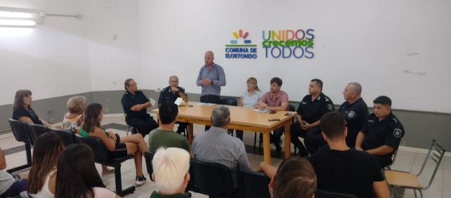 Los vecinos junto a las autoridades locales y provinciales confeccionaron un programa que busca bajar los episodios de inseguridad.
