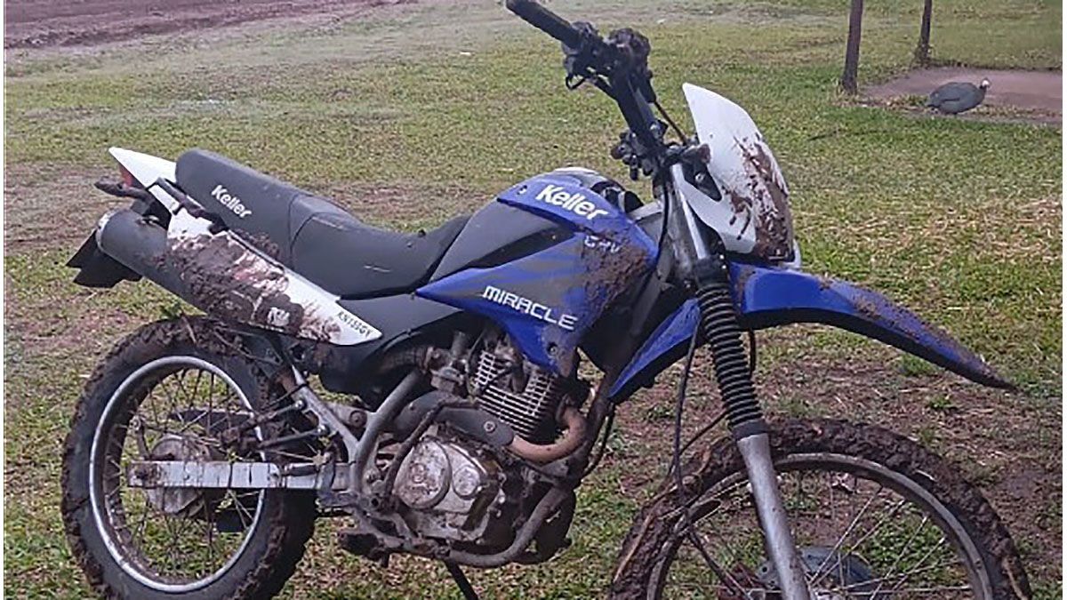 Motociclista tuvo lesión grave al despistar