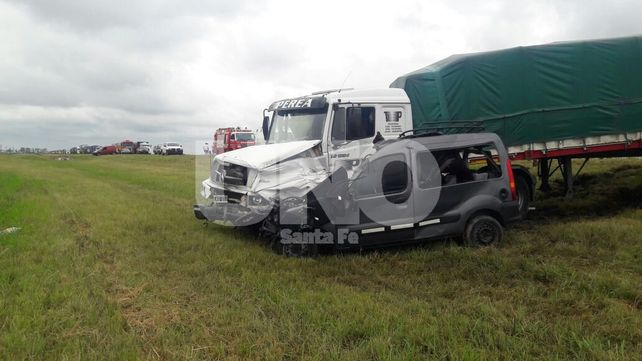 Murió una familia completa en un choque frontal en San Martín de las Escobas sobre RN 34