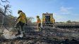 Brigadistas lograron apagar los incendios en Cacique Ariacaiquín, en el departamento San Javier