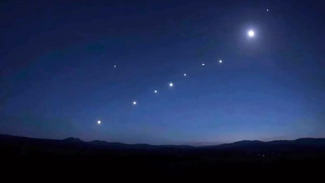 Hoy se podrán ver los siete planetas alineados