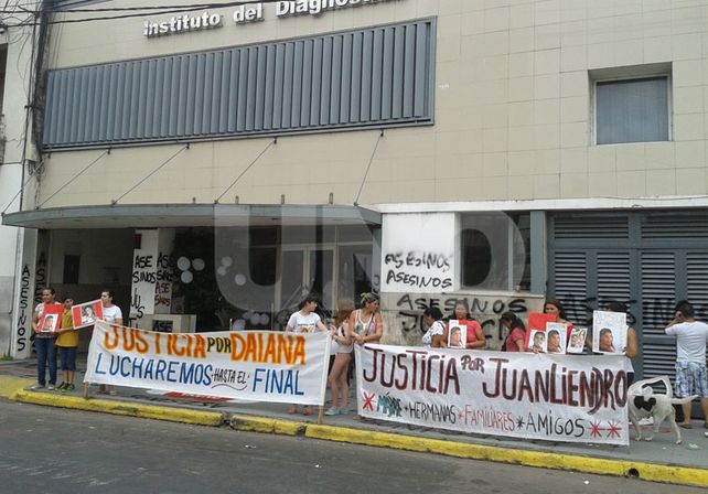Los familiares de Daiana Buratti./ Manuel Testi.