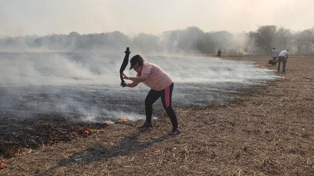 El peor incendio de la década que sufren las sierras de Córdoba