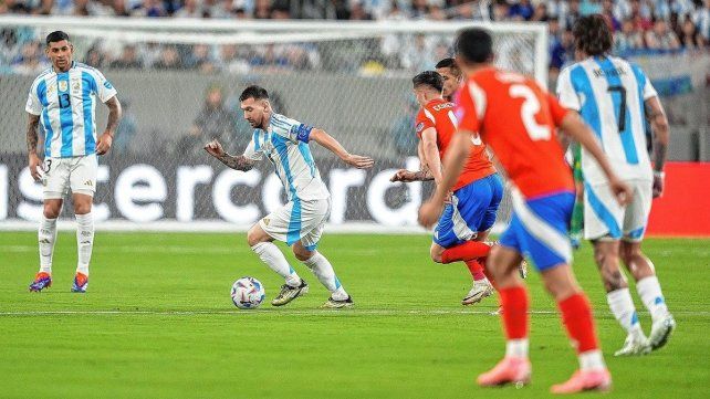 Con un gol de Lautaro Martínez sobre el final, Argentina derrotó 1-0 a Chile