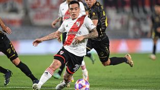 Ezequiel Barco fue uno de los jugadores más claros en River.