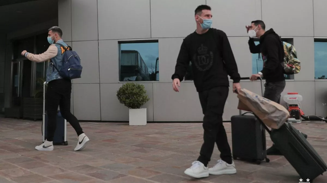 Comienzan a llegar los jugadores de la Selección Argentina