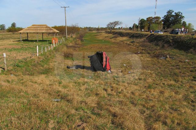 Murieron tres personas en un vuelco en la ruta provincial N° 1 de Helvecia