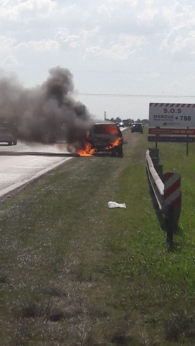 El siniestro vial fue a la altura del kilómetro 301