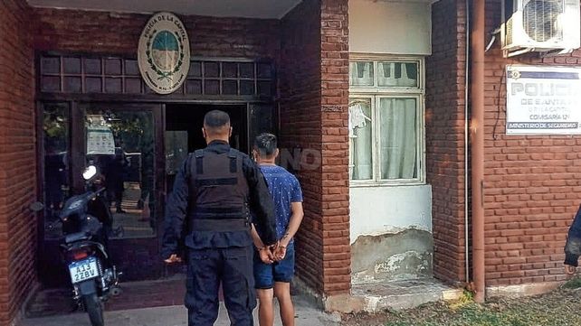Uno de los detenidos en Santo Tomé
