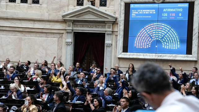 El resultado de la votación en la Cámara de Diputados. Otro triunfo para el gobierno nacional