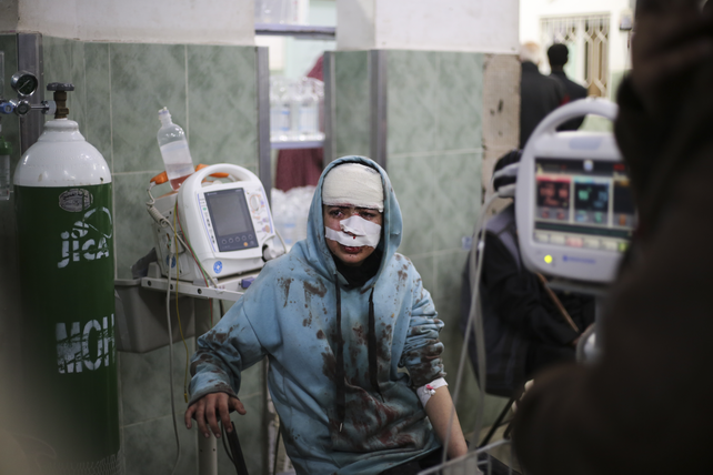 Un niño palestino