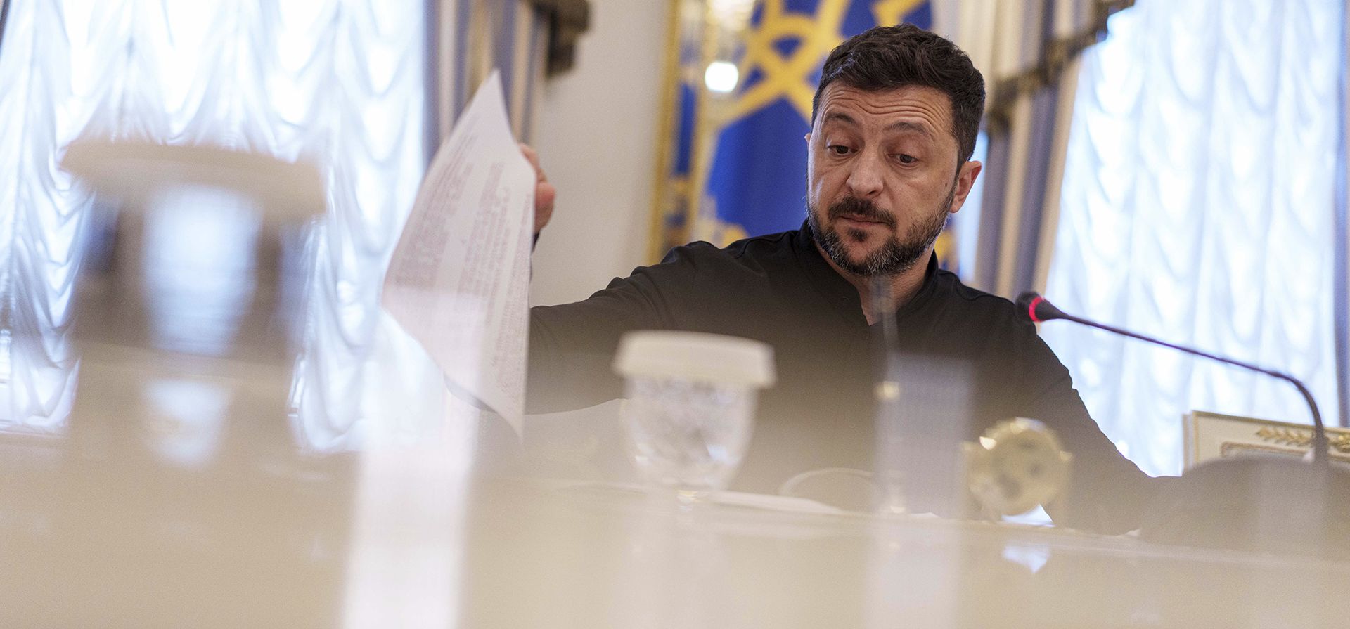 El presidente ucraniano, Volodymyr Zelenskyy, habla con periodistas durante una conferencia de prensa en Kiev, Ucrania, el miércoles 4 de junio de 2025. (Foto AP/Evgeniy Maloletka) El presidente ucraniano, Volodymyr Zelenskyy, habla con periodistas durante una conferencia de prensa en Kiev, Ucrania, el miércoles 4 de junio de 2025. (Foto AP/Evgeniy Maloletka)
