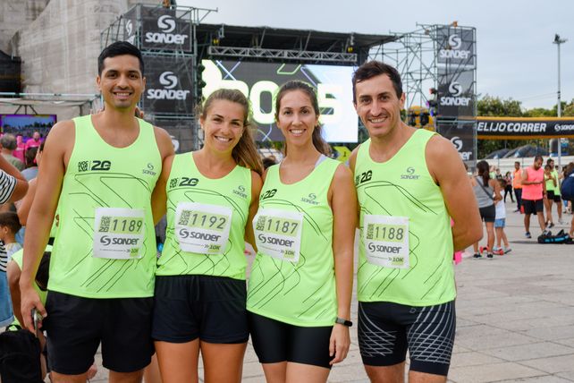 Martin Belizán, Jimena Páez, María Laura y Luis María Colaneri     