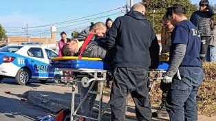 El accidente ocurrió en calle Concordia e Ituzaingó.