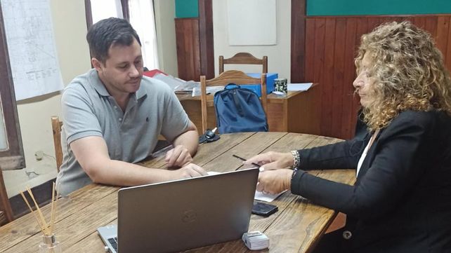 Sebastián Roma y Liliana Rostom planificaron el desarrollo que tendrá el programa provincial y la zona rural de Venado Tuerto.