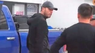 Tinelli volvió con su familia desde Esquel a Buenos Aires