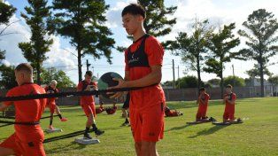 El equipo de Patronato entrenó en La Capillita.