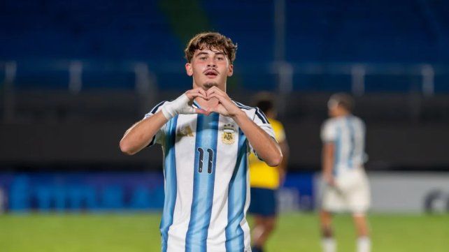 La Selección Sub 17 derrotó a Ecuador y jugará la final del Sudamericano
